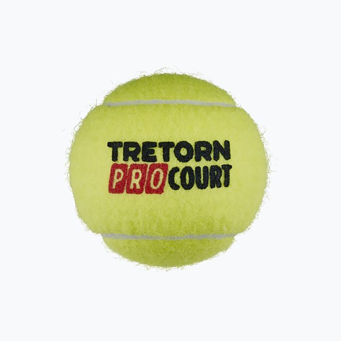Тенісні м'ячі Tretorn Pro Court 3 шт. жовті 474186 2