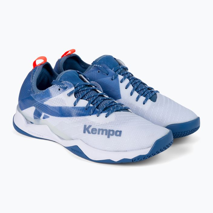 Взуття для гандболу чоловіче Kempa Wing Lite 2.0 біло-синє 200852003 5