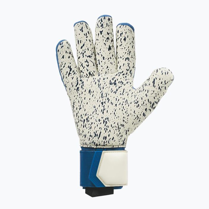 Рукавиці воротарські Uhlsport Hyperact Supergrip+ Finger Surround блакитно-білі 101123101 5