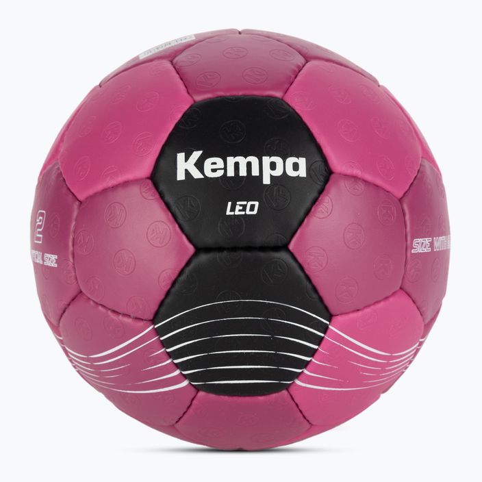 Kempa Leo гандбольні м'ячі бордові/чорні розмір 2