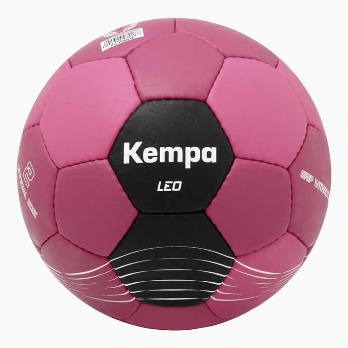 Kempa Leo гандбольні м'ячі бордові/чорні розмір 2 4