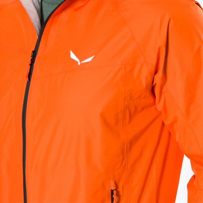 Куртка дощовик чоловіча Salewa Puez Aqua 3 PTX помаранчева 00-0000024545 5