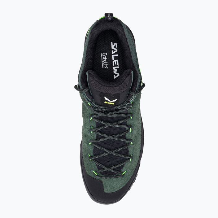 Взуття туристичне чоловіче Salewa Wildfire Leather зелене 00-0000061395 6