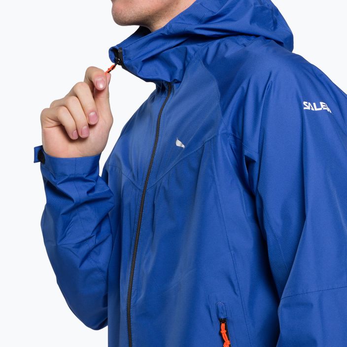 Куртка дощовик чоловіча Salewa Puez Aqua 3 PTX блакитна 00-0000024545 4