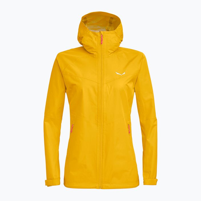 Куртка дощовик жіноча Salewa Puez Aqua 3 PTX жовта 00-0000024546