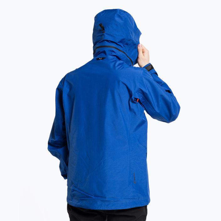 Куртка дощовик чоловіча Salewa Ortles GTX 3L блакитна 00-0000028454 3
