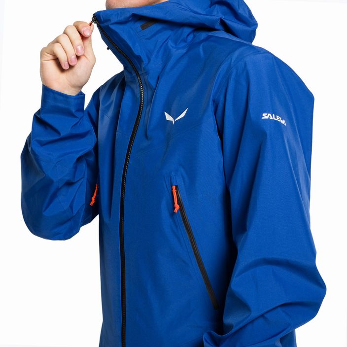 Куртка дощовик чоловіча Salewa Ortles GTX 3L блакитна 00-0000028454 4