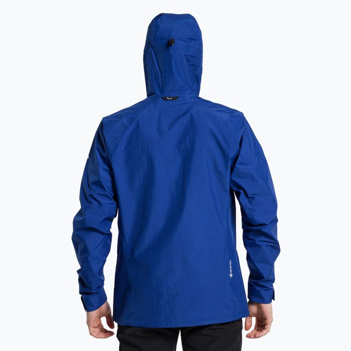 Куртка дощовик чоловіча Salewa Puez GTX Paclite блакитна 00-0000028476 3