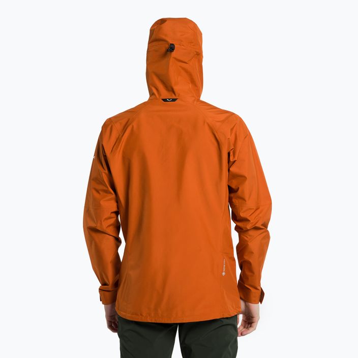 Куртка дощовик чоловіча Salewa Puez GTX Paclite помаранчева 00-0000028476 3