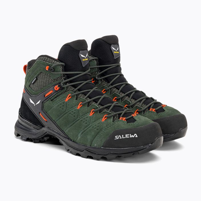 Взуття трекінгове чоловіче Salewa Alp Mate Mid WP зелене 00-0000061384 4
