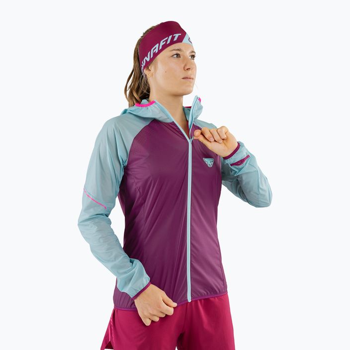 Куртка для бігу жіноча DYNAFIT Alpine Wind 2 marine blue/beet red 3