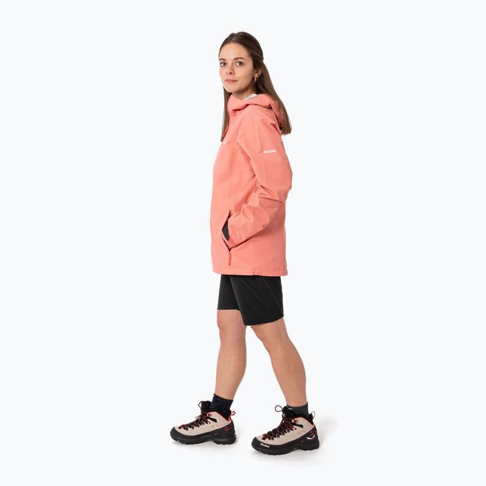 Куртка дощовик жіноча Salewa Puez Aqua 4 PTX 2.5L рожева 00-0000028616 2