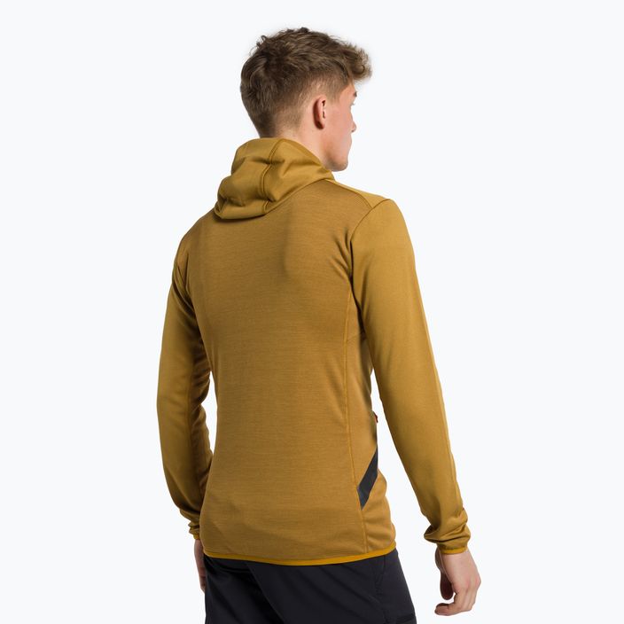 Кофта флісова чоловіча Salewa Puez Melange PL FZ Hoody коричнева 00-0000027386 3