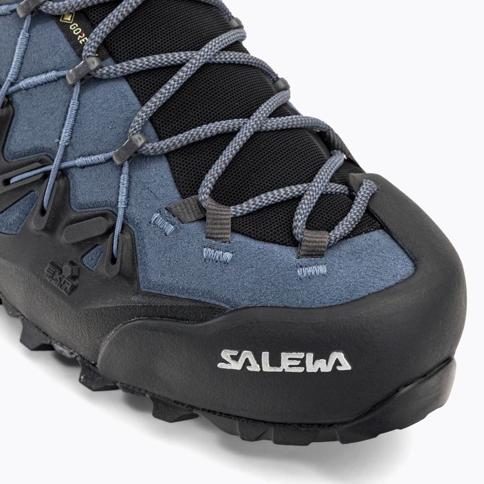 Черевики для альпінізму чоловічі Salewa Wildfire Edge Mid GTX чорно-блакитні 00-0000061350 7