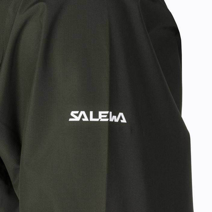 Куртка дощовик чоловіча Salewa Puez Aqua 4 PTX 2.5L dark olive 4