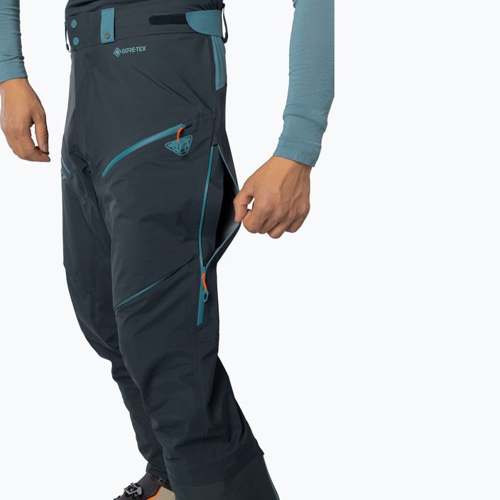 Чоловічі гірськолижні штани DYNAFIT Radical 2 GTX чорничного кольору 3
