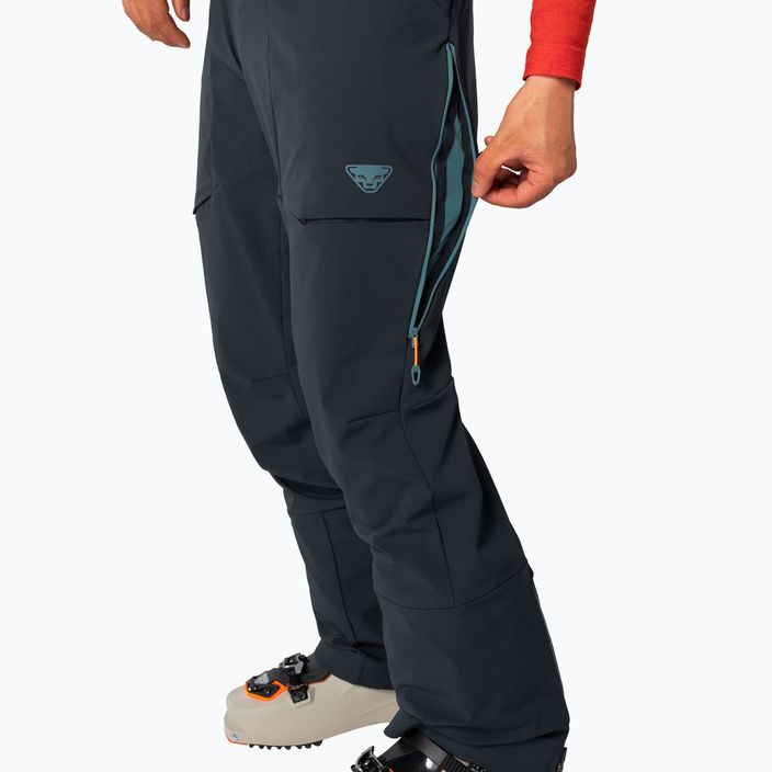 Чоловічі штани для стрибків з парашутом DYNAFIT Radical Softshell чорничний шторм сині 4