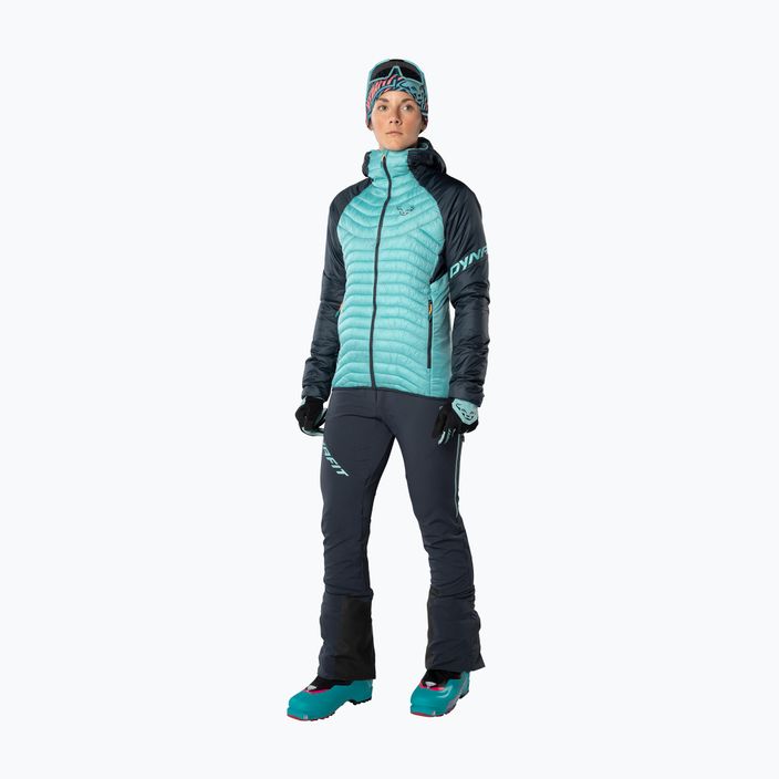 Жіноча лижна куртка DYNAFIT з утеплювачем з капюшоном чорниця морська синя 2