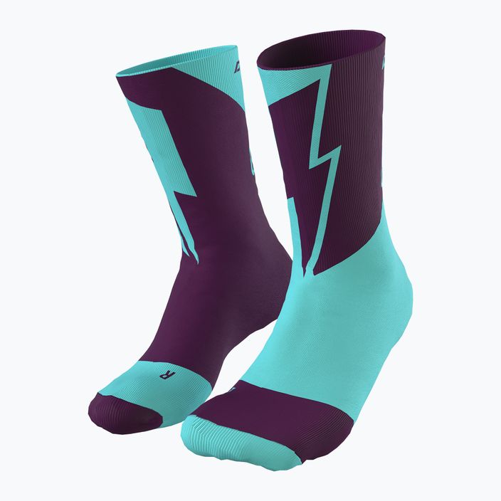 Шкарпетки для бігу DYNAFIT No Pain No грain royal purple/marine blue