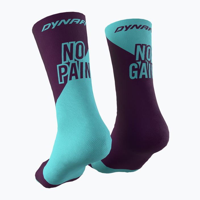 Шкарпетки для бігу DYNAFIT No Pain No грain royal purple/marine blue 2