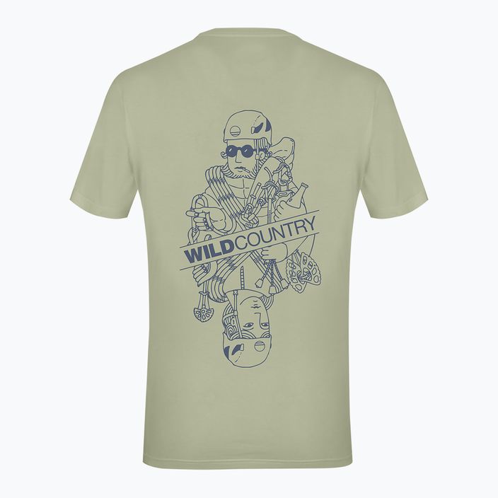 Нефритова чоловіча футболка для скелелазіння Wild Country Flow 4