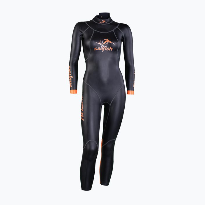 Гідрокостюм для триатлону жіночий Sailfish Atlantic 2 black/orange