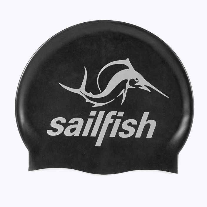 Шапочка для плавання Sailfish SILICONE CAP чорна 2