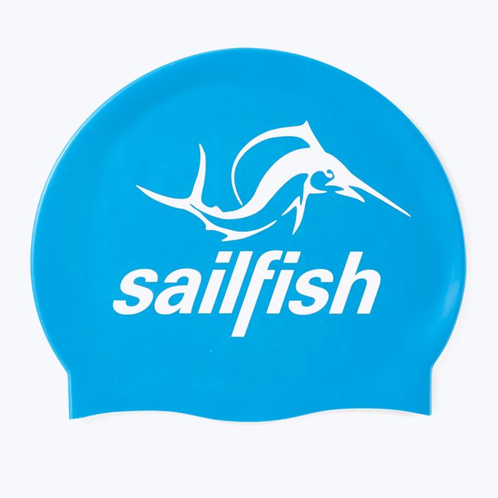 Шапочка для плавання Sailfish SILICONE CAP блакитна 2
