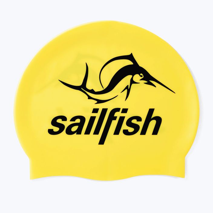 Шапочка для плавання Sailfish SILICONE CAP жовта 2