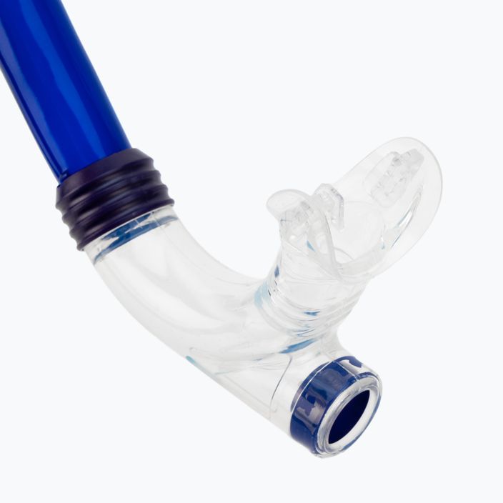 Трубка для плавання фронтальна Sailfish Snorkel blue 4