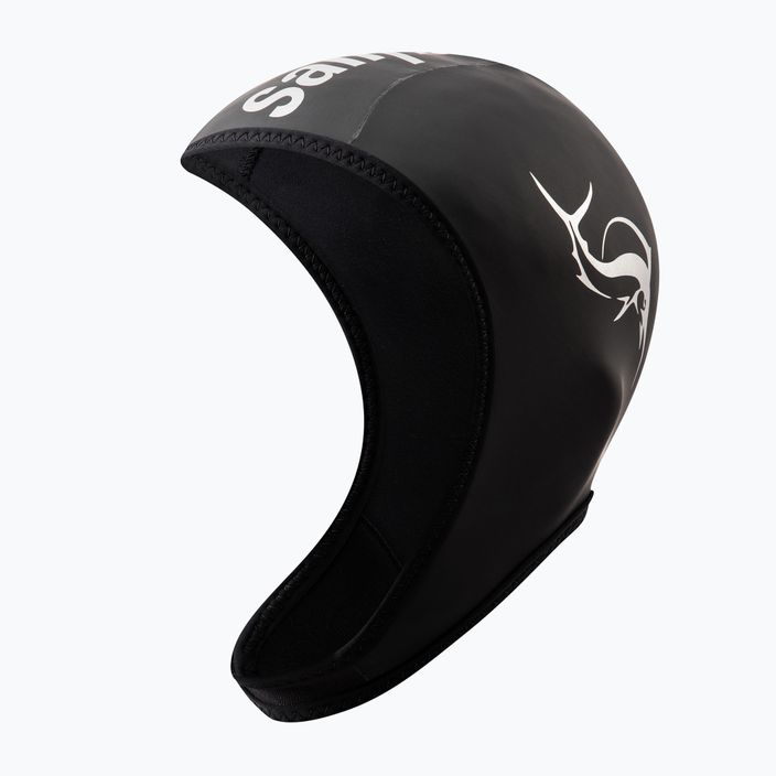 Шапочка для плавання Sailfish Silicone чорна NEOPRENE CAP 4