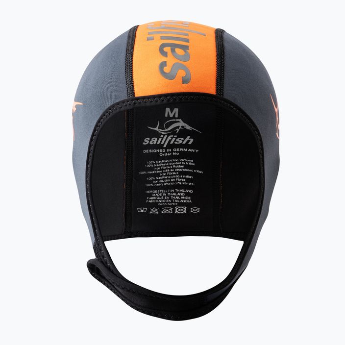 Шапочка для плавання Sailfish Silicone чорно-помаранчева NEOPRENE CAP 5