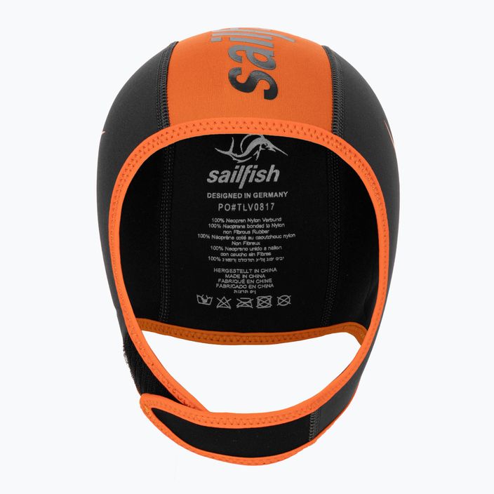 Шапочка для плавання Sailfish Silicone чорно-помаранчева NEOPRENE CAP 2