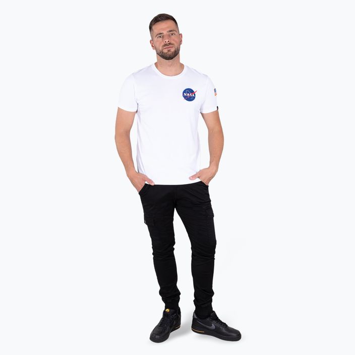 Футболка чоловіча Alpha Industries Space Shuttle T white 2