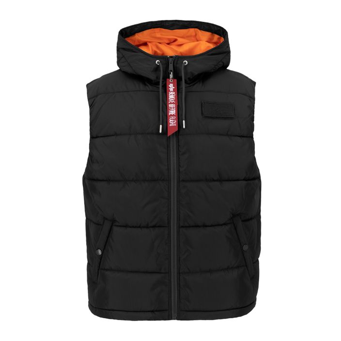 Жилет чоловічий Alpha Industries Hooded Puffer FD black 2