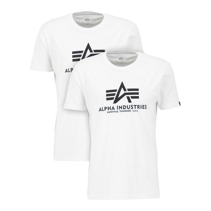 Футболка чоловіча Alpha Industries Basic T 2 шт. white 2