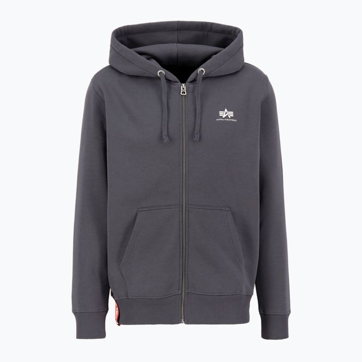 Кофта чоловіча Alpha Industries Basic Zip SL vintage grey