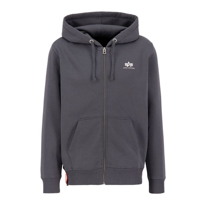 Кофта чоловіча Alpha Industries Basic Zip SL vintage grey 2