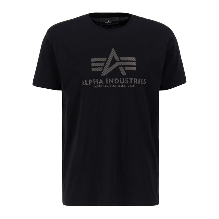 Футболка чоловіча Alpha Industries Basic T Carbon black 2