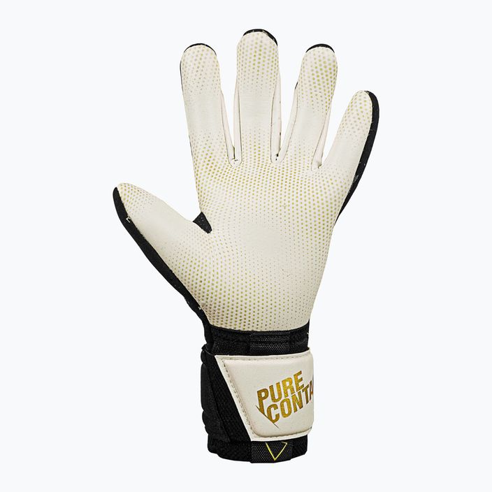 Рукавиці воротарські Reusch Pure Contact Gold X GluePrint чорно-золоті 527075-7707 8