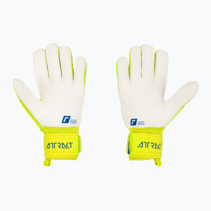 Рукавиці воротарські Reusch Attrakt Grip Finger Support жовті 5270810 2
