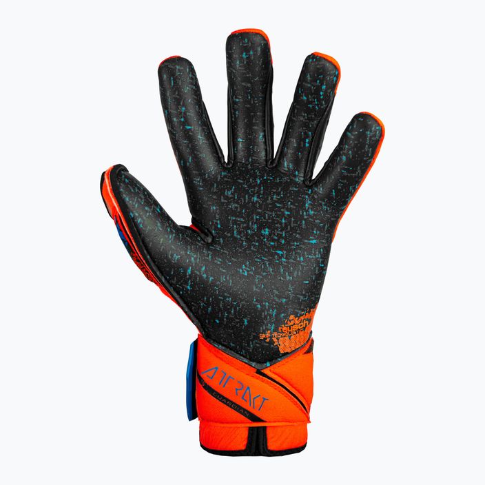 Воротарські рукавиці Reusch Attrakt Fusion Guardian гіперпомаранчеві/сині/чорні 3