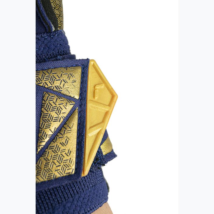 Воротарські рукавиці Reusch Attrakt Gold X Evolution преміум класу сині/золоті/чорні 7