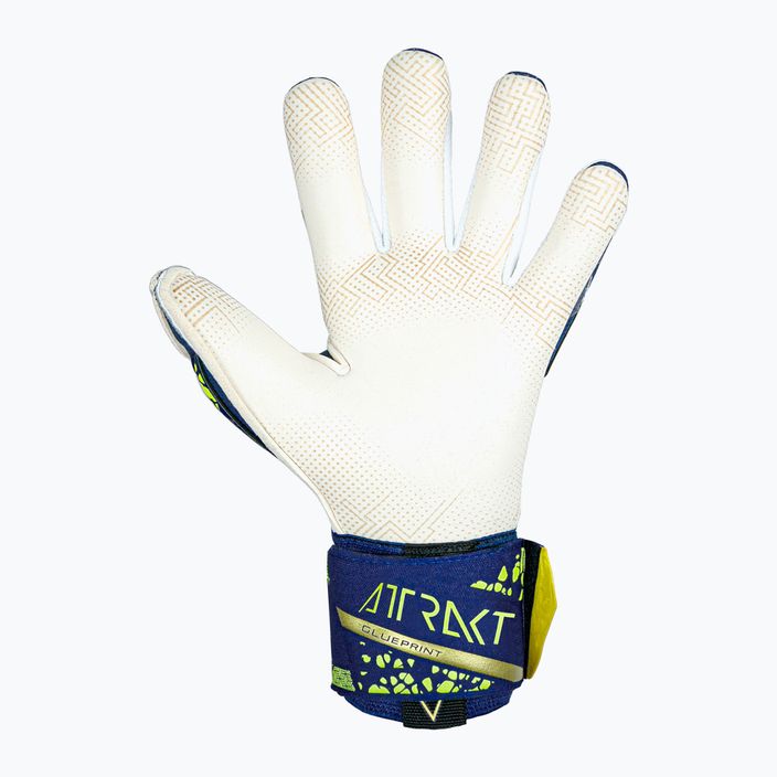 Воротарські рукавиці Reusch Attrakt Gold X GluePrint преміум класу сині/золоті 3