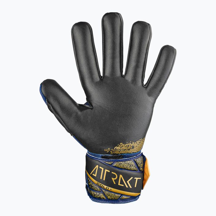 Воротарські рукавиці Reusch Attrakt Gold X NC преміум сині/золоті/чорні 3
