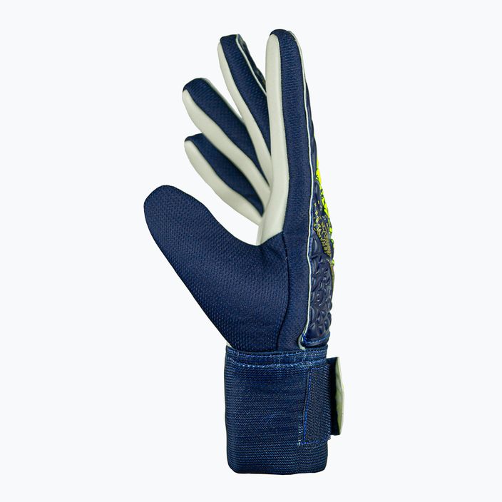 Дитячі воротарські рукавиці Reusch Attrakt Starter Solid Junior преміум класу сині/соковиті жовті 4