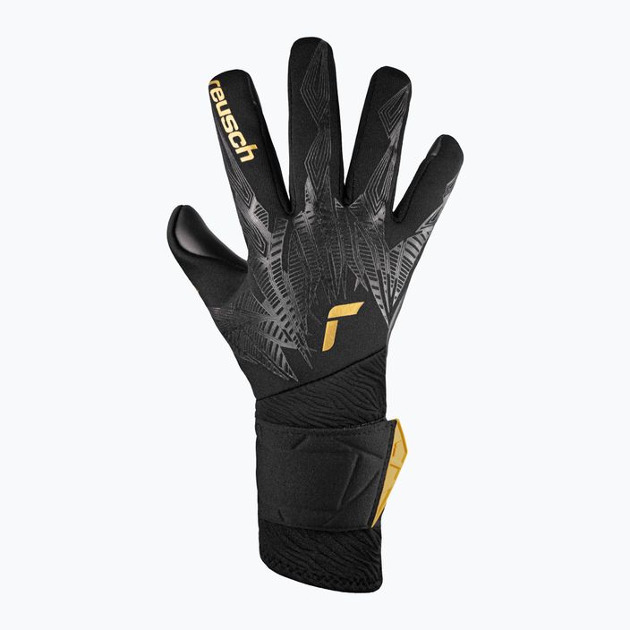 Воротарські рукавиці Reusch Pure Contact Infinity чорні/золоті/чорні 2