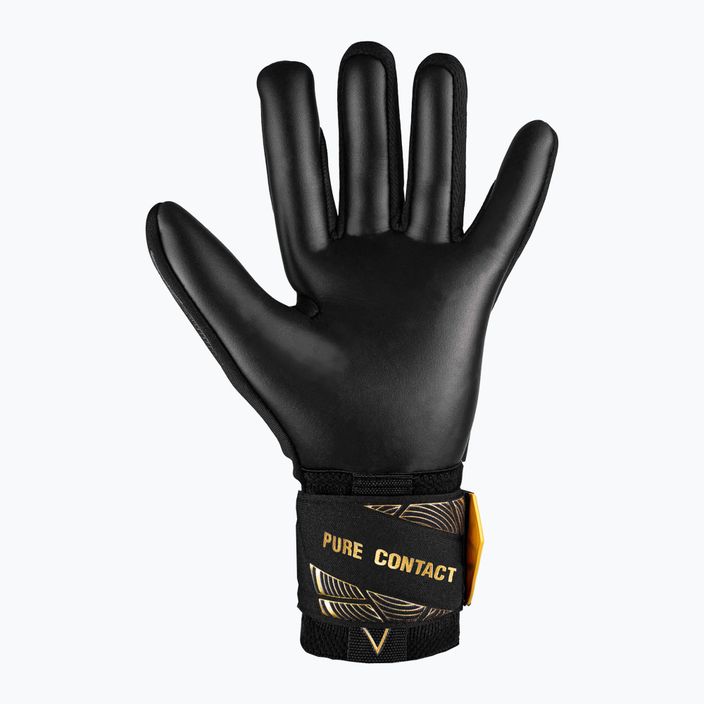 Воротарські рукавиці Reusch Pure Contact Infinity чорні/золоті/чорні 3