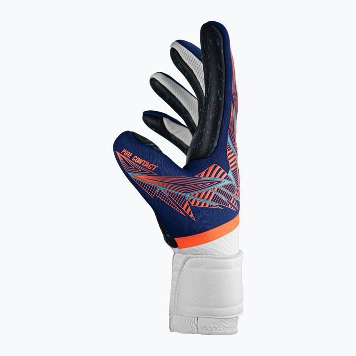 Дитячі воротарські рукавиці Reusch Pure Contact Fusion Junior преміум сині/електричний оранжевий/чорні 4