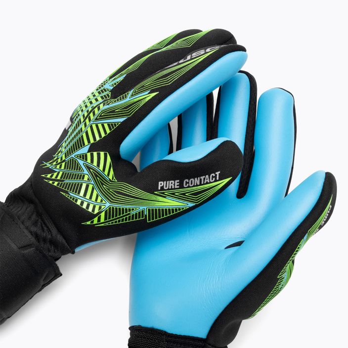 Воротарські рукавиці Reusch Pure Contact Aqua black/fluo lime/qua 3